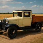Ford 1931, en un campo de trigo