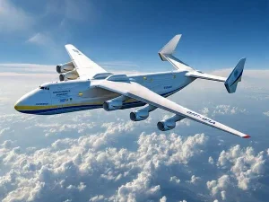 Avión Antonov An 225 en vuelo
